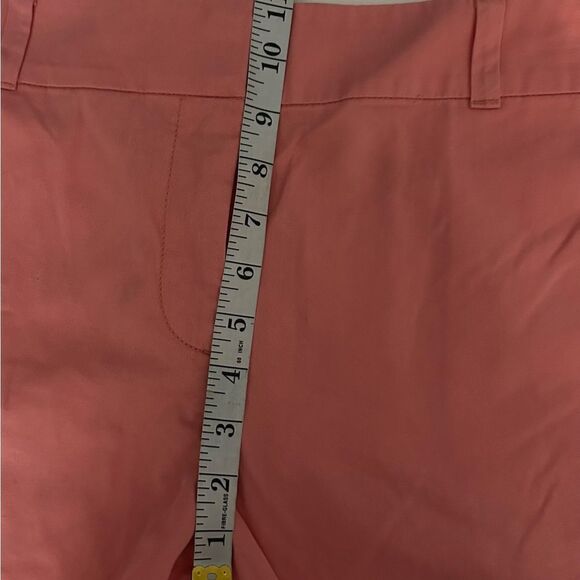 NEW LOFT Pink High Rise Raw Hem 4” Bermuda Shorts Size 16 - Picture 5 of 12